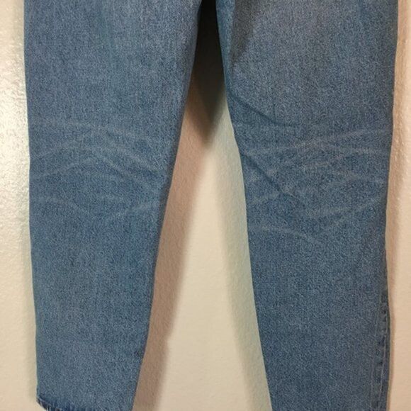 Forever 21 Jeans Blue Denim Women’s Size 28 Mid Rise Cropped Ankle 30x26.5 - Picture 6 of 8